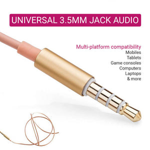 Elf Earphones Mic 3.5mm Jack Ear Hooks