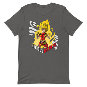 Gray Furious Brawler Party Villain Shirt Fist Specialization