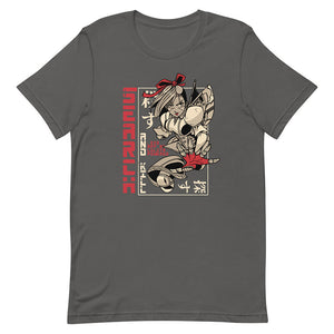 Gray Unstable Cyberpunk Lolita Android Tee Machine Evolution