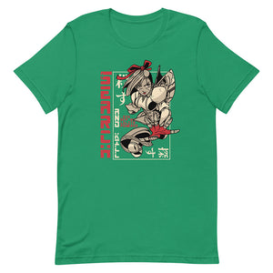 Green Unstable Cyberpunk Lolita Android Tee Machine Evolution