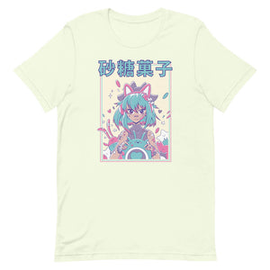 Honey Dew Happy Anime Girl Shirt Kitty Headphones Nose Plaster