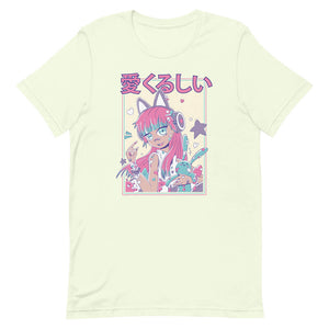 Honey Dew Joyful Anime Girl Cat Headphones Shirt Rabbit Plushie