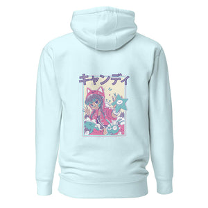 Honey Dew Soft Neko Anime Girl Hoodie Cute Plushies Back