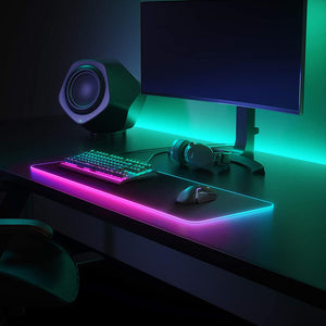 Large Gaming Mouse Pad Backlight Anti-Slip Setup