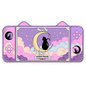 Large Neko Ear Moon Mouse Pad Non-Slip