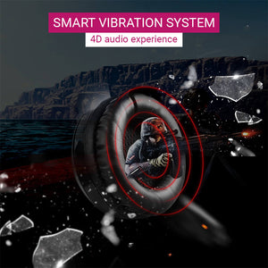 LED 7.1 Surround Sound Headset Microphone USB Deep Bass Smart Vibration