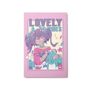 Lovely Double Ponytail Girl Metal Poster Harajuku Style 20*30"