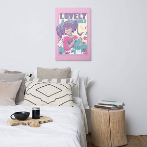Lovely Double Ponytail Girl Metal Poster Harajuku Style 24*36" Wall Decor Mockup
