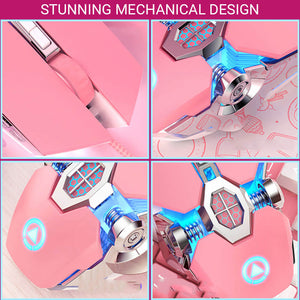 Mechanical Design Mouse Macro 3200 DPI Quiet Backlight