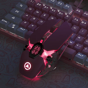 Mechanical Mouse Macro 3200 DPI Quiet LED Backlight