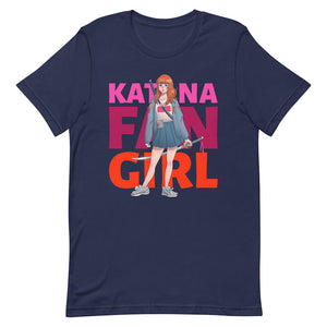 Midnight Blue Katana Fangirl Shirt Urban Modern Lass