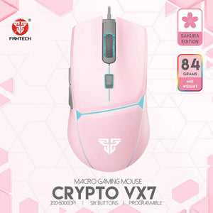 Optical Mouse Macro 8000 DPI Backlight USB