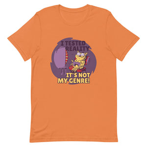 Orange Funny Gamer Reality Dilemma Owl Shirt Virtual Life