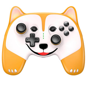 Orange Wireless Puppy Ear Controller Vibration Macro Turbo Switch