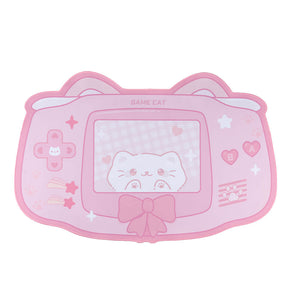 Pink Big Meow Console Mouse Mat Anti-Slip