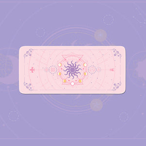 Pink Large Hourglass Timer Spell Mouse Pad Non-Slip