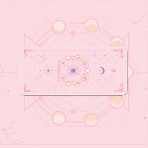 Pink Large Sand Time Spell Mouse Pad Non-Slip