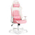 Pink Racing Gaming Chair Reclining Back Seat Armrest
