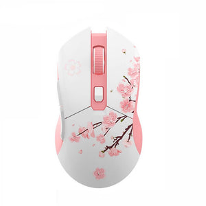 Pink 2.4Ghz Wireless Mouse Micro Switch RGB 10000 DPI