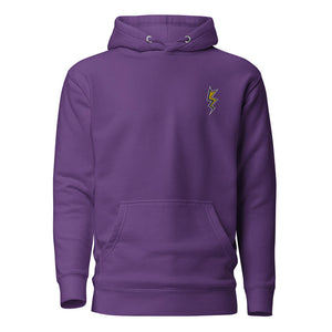 Purple Dubsnatch Fam Lightning Hoodie Front