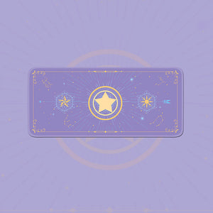 Purple Large Magic Moon Spell Mouse Pad Non-Slip