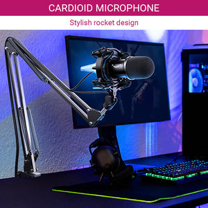 RGB Rocket Design Cardioid Microphone Arm Stand Shock Mount