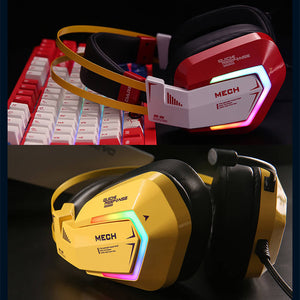 RGB 7.1 Surround Sound Mecha Headset Microphone USB Photo