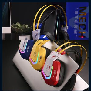 RGB 7.1 Surround Sound Mecha Headset Microphone USB Picture
