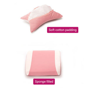 Sweet Pastel Embroidery Gaming Chair Reclining Backrest Armrest Cushions