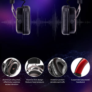 7.1 Virtual Surround Sound Metal Gaming Headset Mic USB Features
