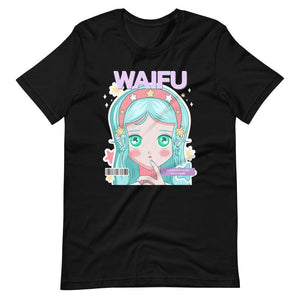 Waifu T-Shirt - Waifu Personality Type - Himedere - Alternative - Black - Dubsnatch