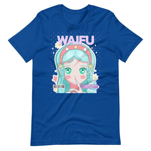 Waifu T-Shirt - Waifu Personality Type - Himedere - True Royal - Dubsnatch