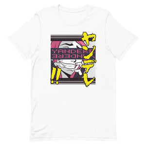 White Hysterical Anime Waifu Yandere Shirt Crazy Dangerous Zone