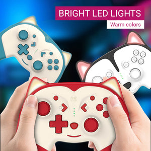 Wireless Fox Ear Controller Vibration LED Lights Macro