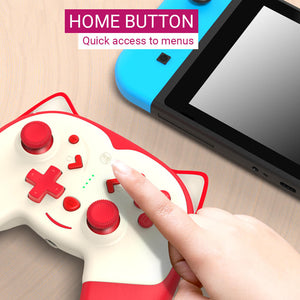 Wireless Fox Ear Controller Vibration LED Macro Home Button