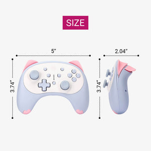 Wireless Kitty Ear Controller Vibration Wake-Up Voice Size