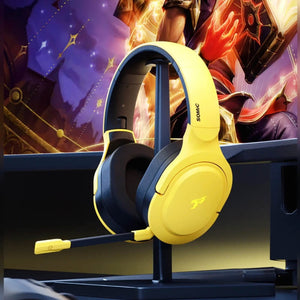 2.4Ghz Wireless Surround Sound Headset Microphone ANC RGB Gamer Setup Accessory