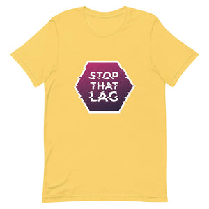 Yellow Funny Bad Sport Gamer Shirt Glitch Lag Connection