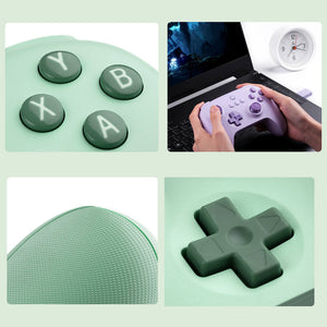 2.4GHz Wireless Cute Pastel Gamepad Vibration Turbo PC Steam Features