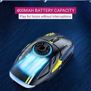 2.4GHz Wireless Futuristic Motorsport Mouse 4800 DPI RGB Backlight Battery Capacity