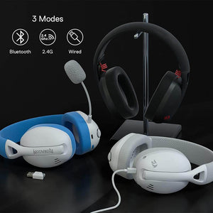 2.4GHz Wireless 7.1 Surround Sound Casual Headset Microphone Tri-Mode Connection Bluetooth USB