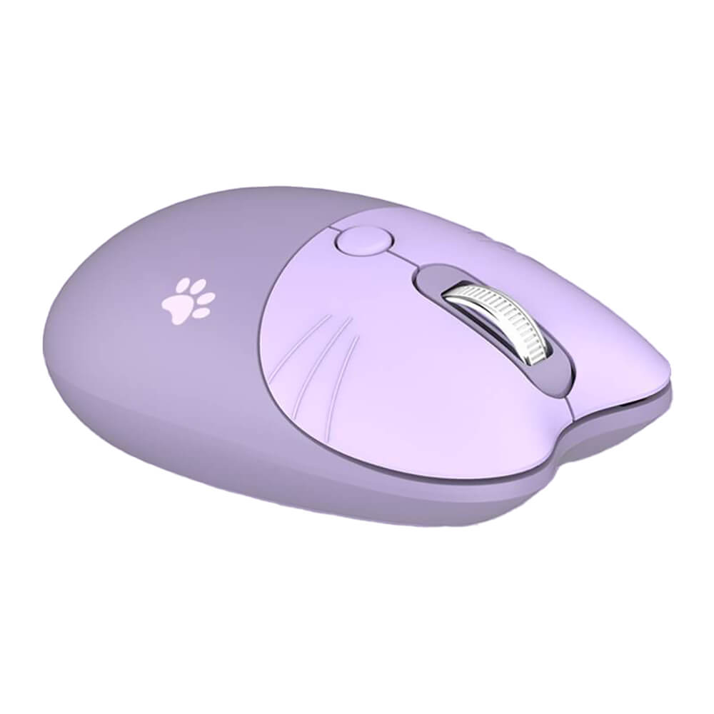 2.4GHz Wireless Adorable Pastel Feline Mouse 1600 DPI