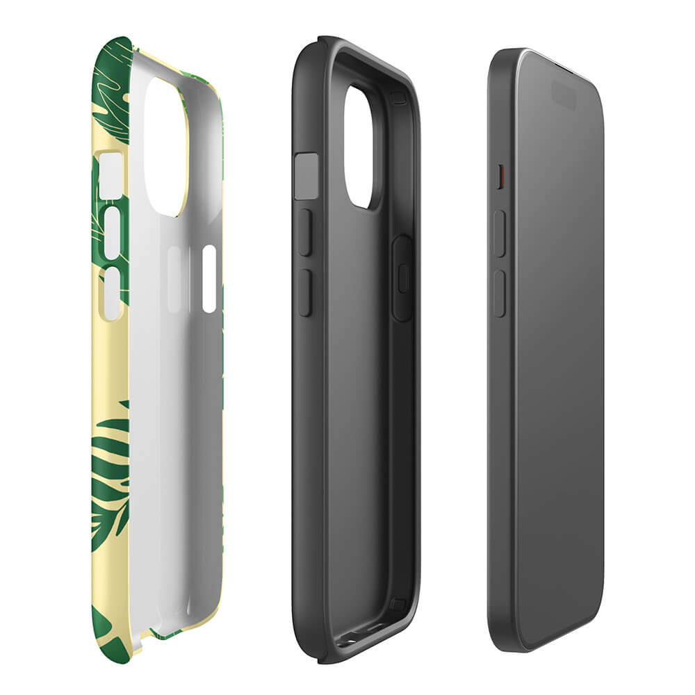 Adorable Jungle Lion Standing Pose iPhone 15 Rugged Case Double-Layer