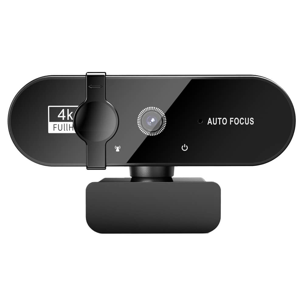 4K Webcam Mic 8 Megapixels Privacy Cover USB Tripod - Dubsnatch