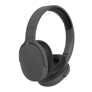 Black Bluetooth 5.1 Pastel Goth Headphones Mic Heavy Bass 3.5mm AUX