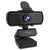 Black Full HD Black Webcam Mic 1440p Tripod USB