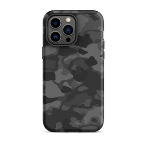 Black Infiltration Operation Camouflage Armor iPhone 14  Pro Max Tough Case