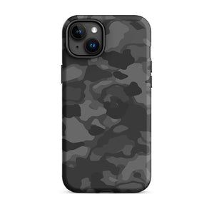 Black Infiltration Operation Camouflage Armor iPhone 15 Plus Tough Case