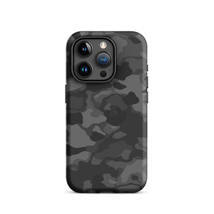 Black Infiltration Operation Camouflage Armor iPhone 15 Pro Tough Case