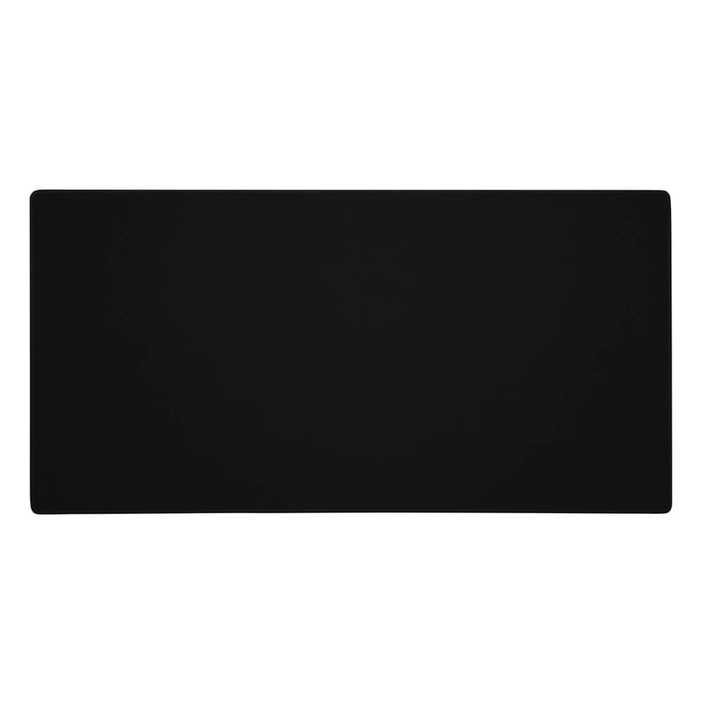 Black Large Cozy Minimalist Unicolor Mouse Pad Anti-Slip